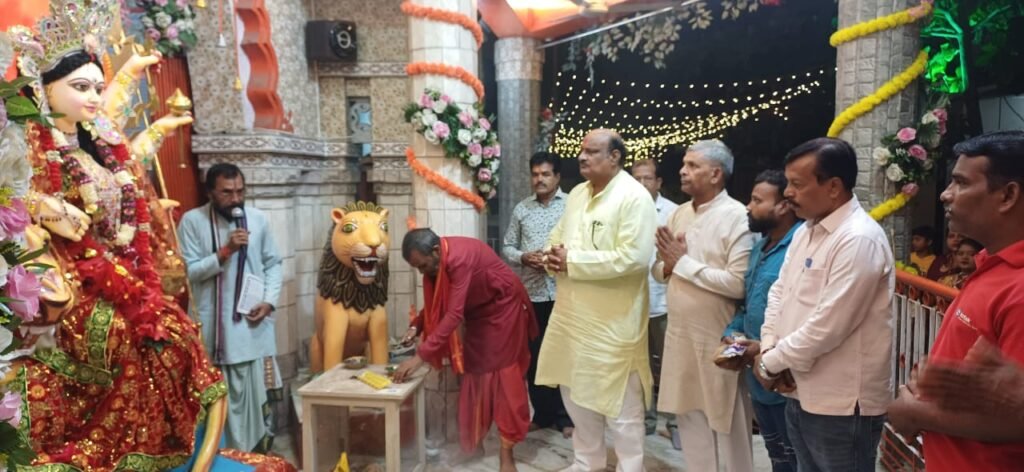 नवरात्रि पर शक्ति की साधना, जयसिंह अग्रवाल ने मां दुर्गा से की सुख-समृद्धि की कामना