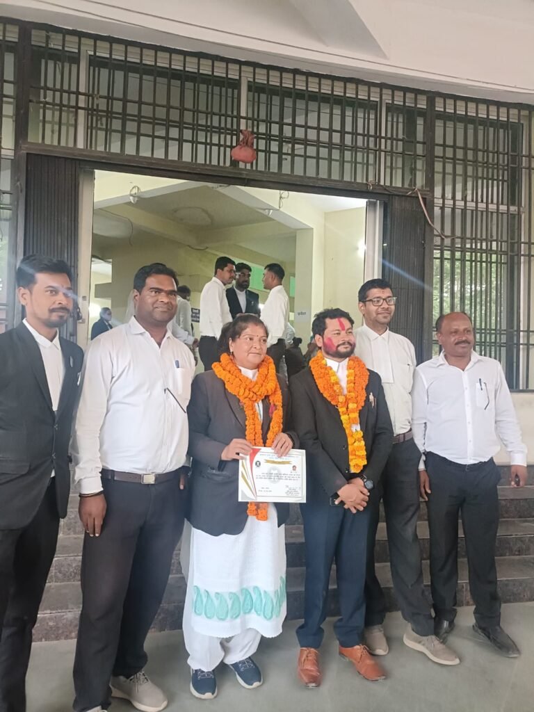 जिला अधिवक्ता संघ चुनाव: महिला सह सचिव पद पर माधुरी बोरई निर्वाचित